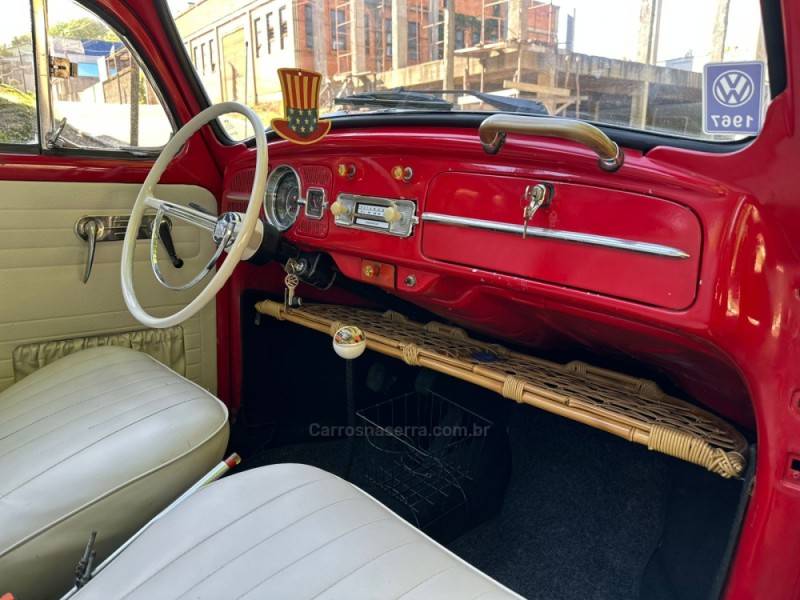 VOLKSWAGEN - FUSCA - 1967/1967 - Vermelha - R$ 38.900,00